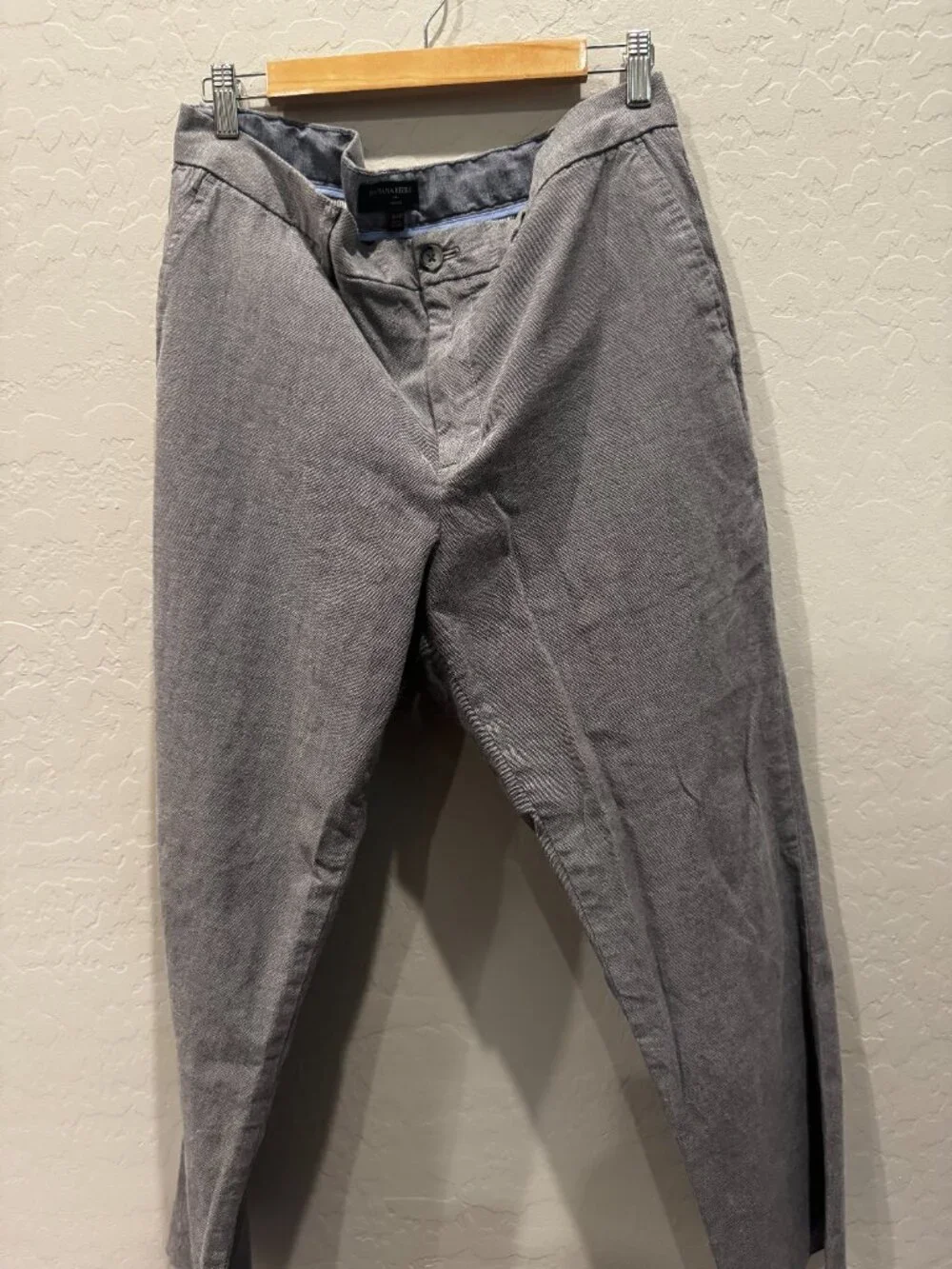 Banana Republic Slim Fit Men's Gray Dress Pants 36x30